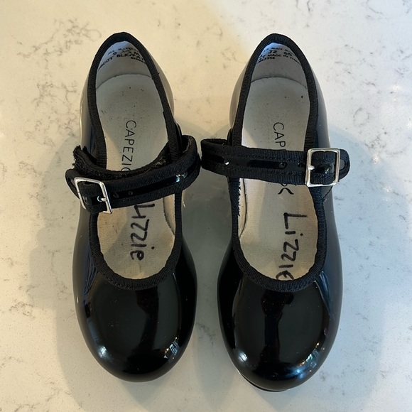 Capezio Mary Jane Patented Leather Tap Shoes - Picture 2 of 9